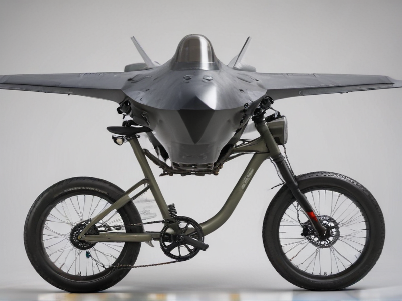 stealth bomber bike