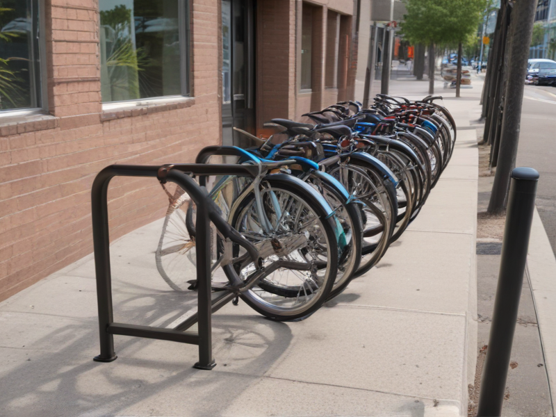 bike racks outside