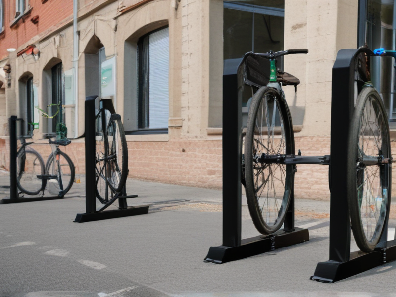 bike racks outside