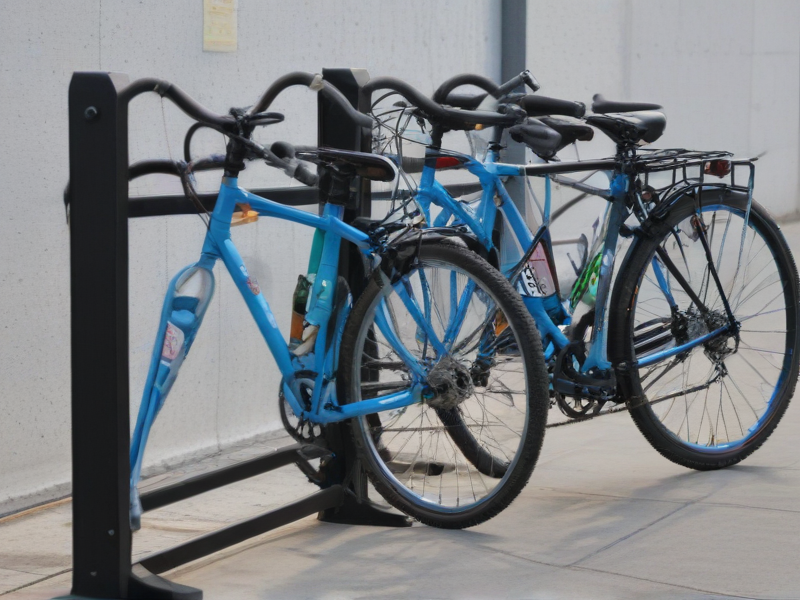 bike rack outside