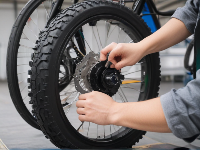 e-bike met dikke banden